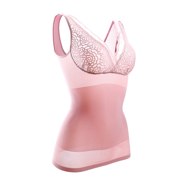 Cơ thể định hình corset bụng eo không có dấu vết gợi cảm túi ren ngực sau sinh cơ thể quần áo mỏng bụng vest phần nữ áo định hình nữ